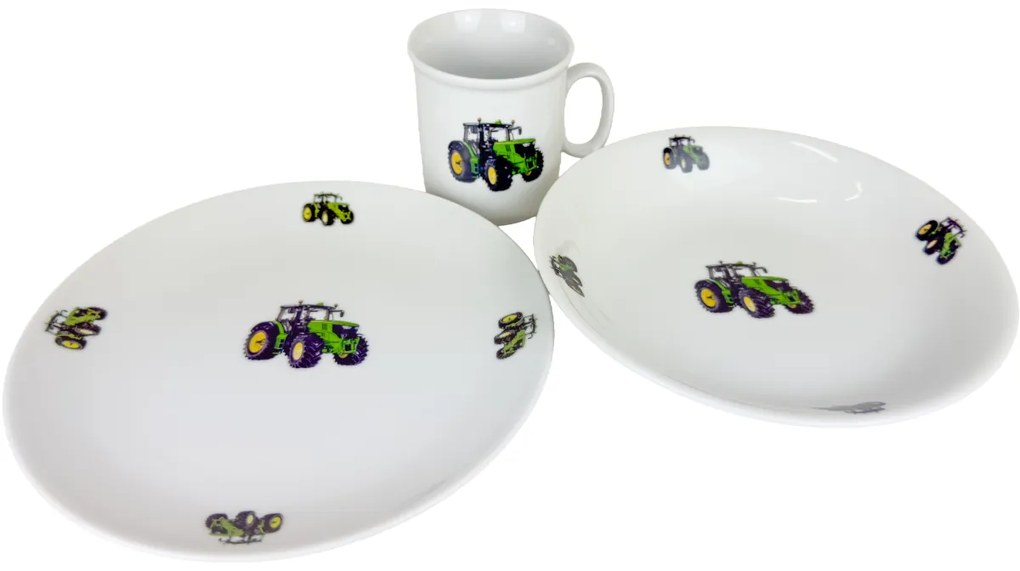 Thun Új traktor 3 db-os gyerek étkészlet
