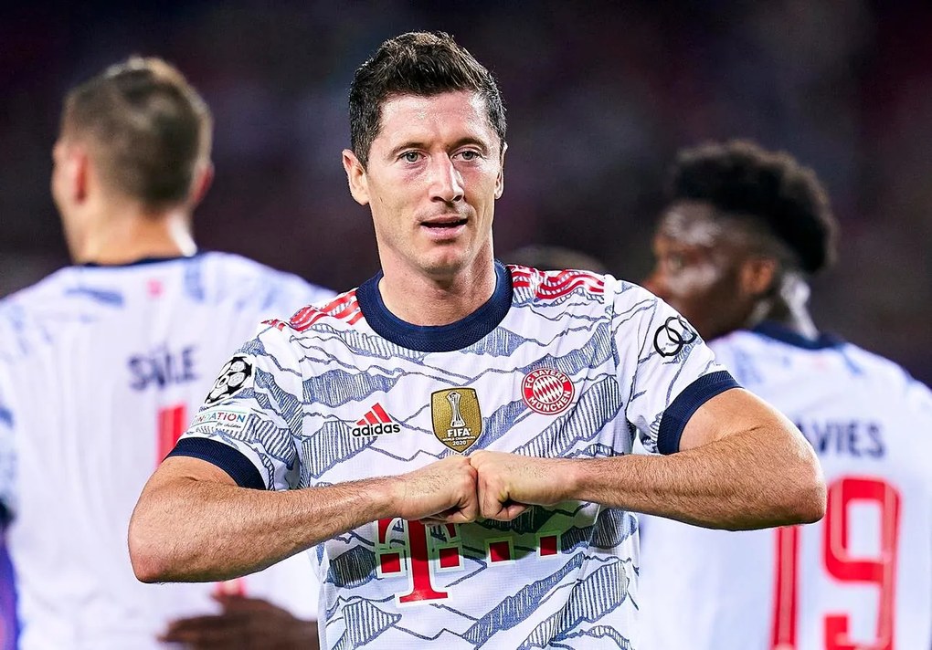 Poszter, Robert Lewandowski, #9 , Bal, RL9, Lengyel