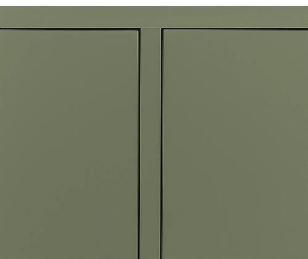 Boxie 2 ajtós fali szekrény 80x80x37 cm zöld