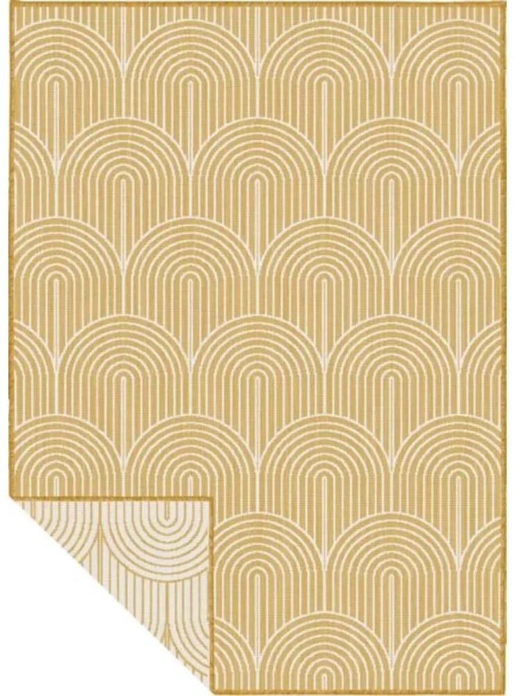 Okkersárga kültéri szőnyeg 80x150 cm Pangli Ochre – Hanse Home