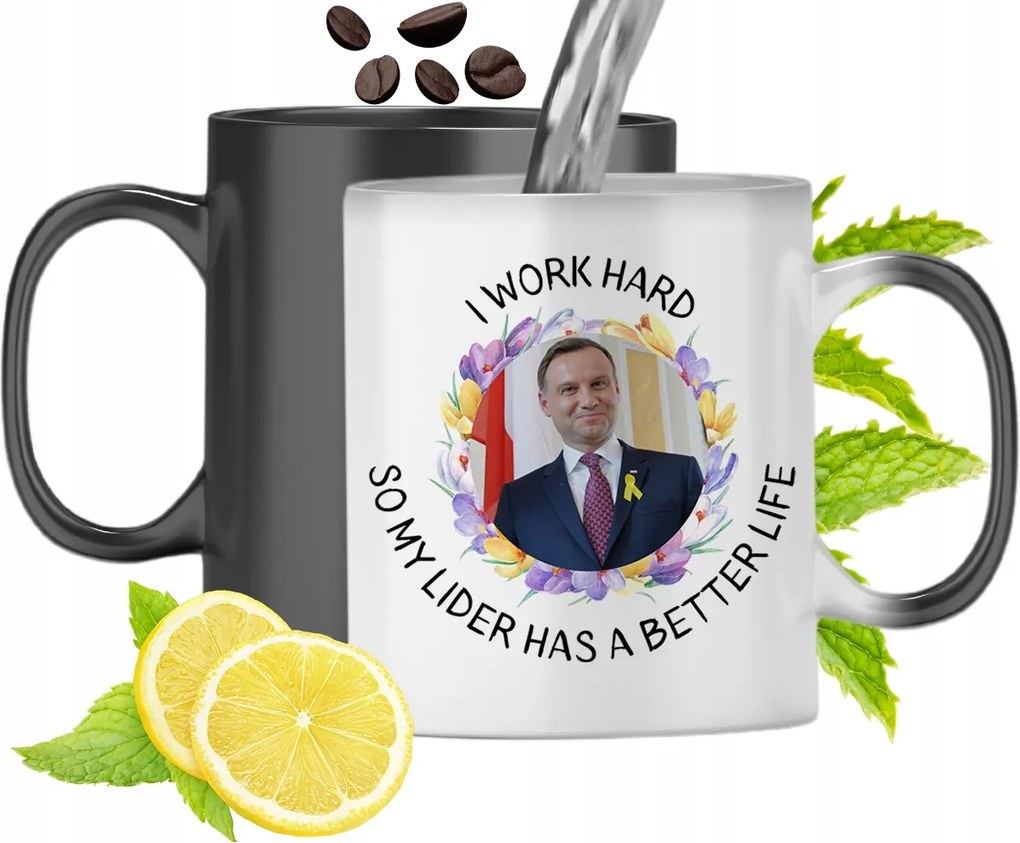 Duda András Színváltó Mágikus Bögre fényképes nyomtatással