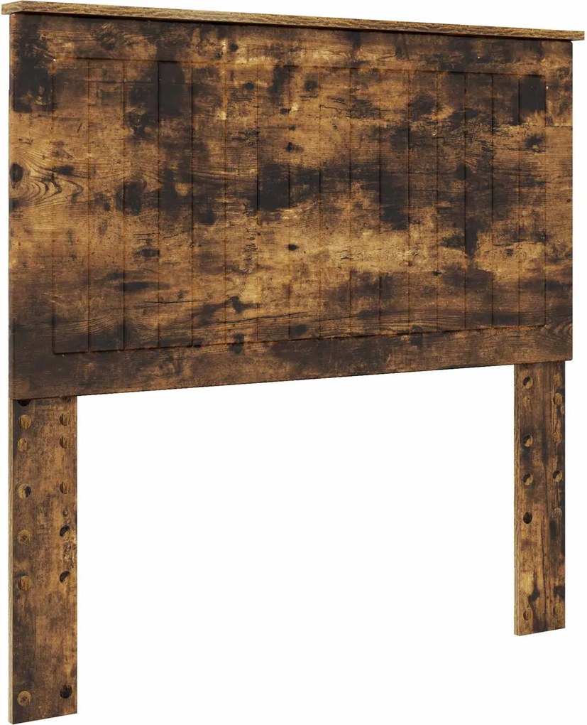 vidaXL Fejtámla fejtámlával Füstölt tölgy 100 cm Faanyag