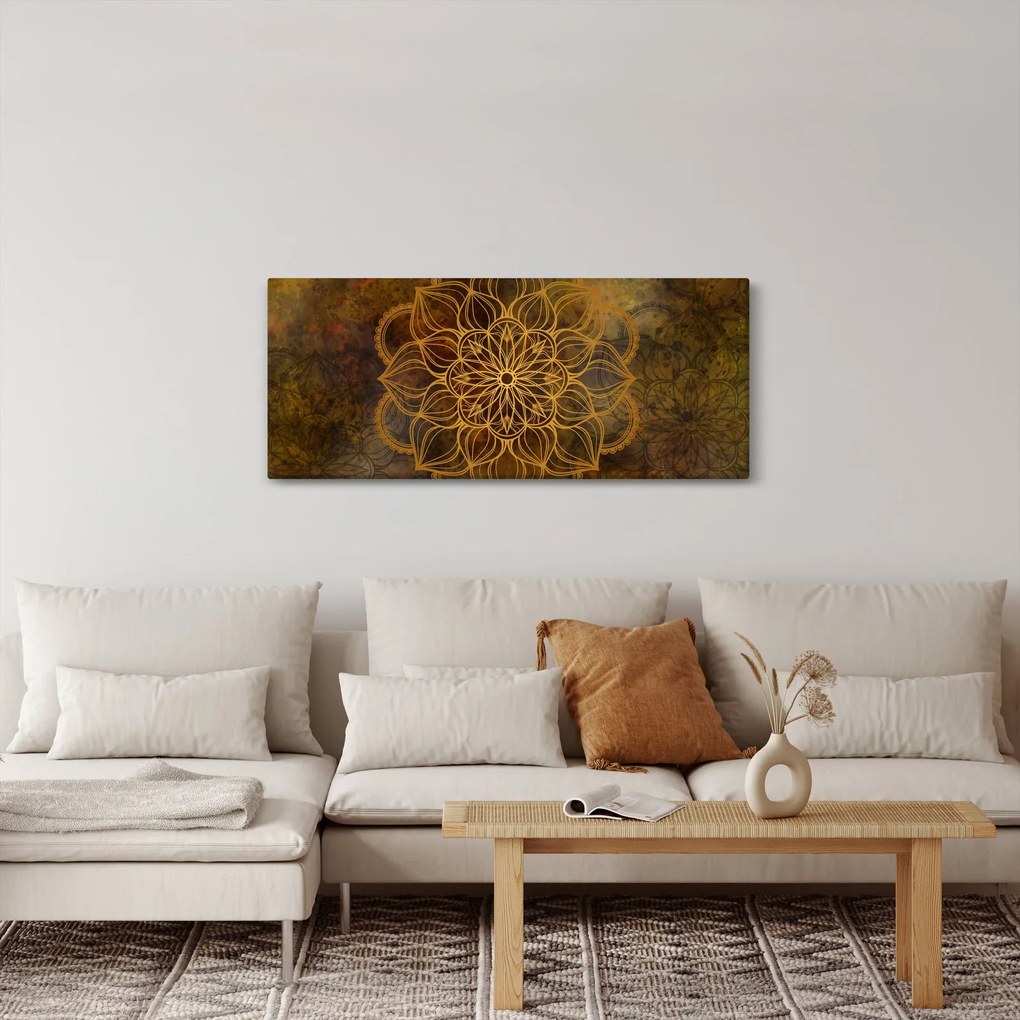 Kép - Az öröm mandala (120x50 cm)