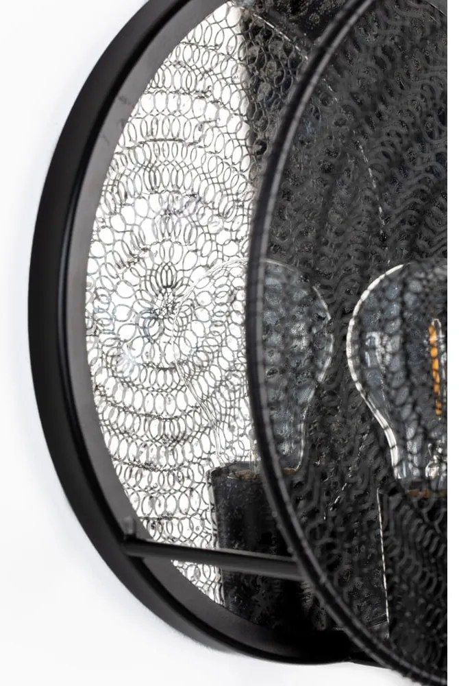 Lea fekete fali lámpa - White Label