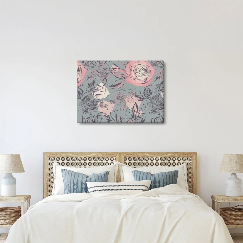 Kép - Rózsák (70x50 cm)