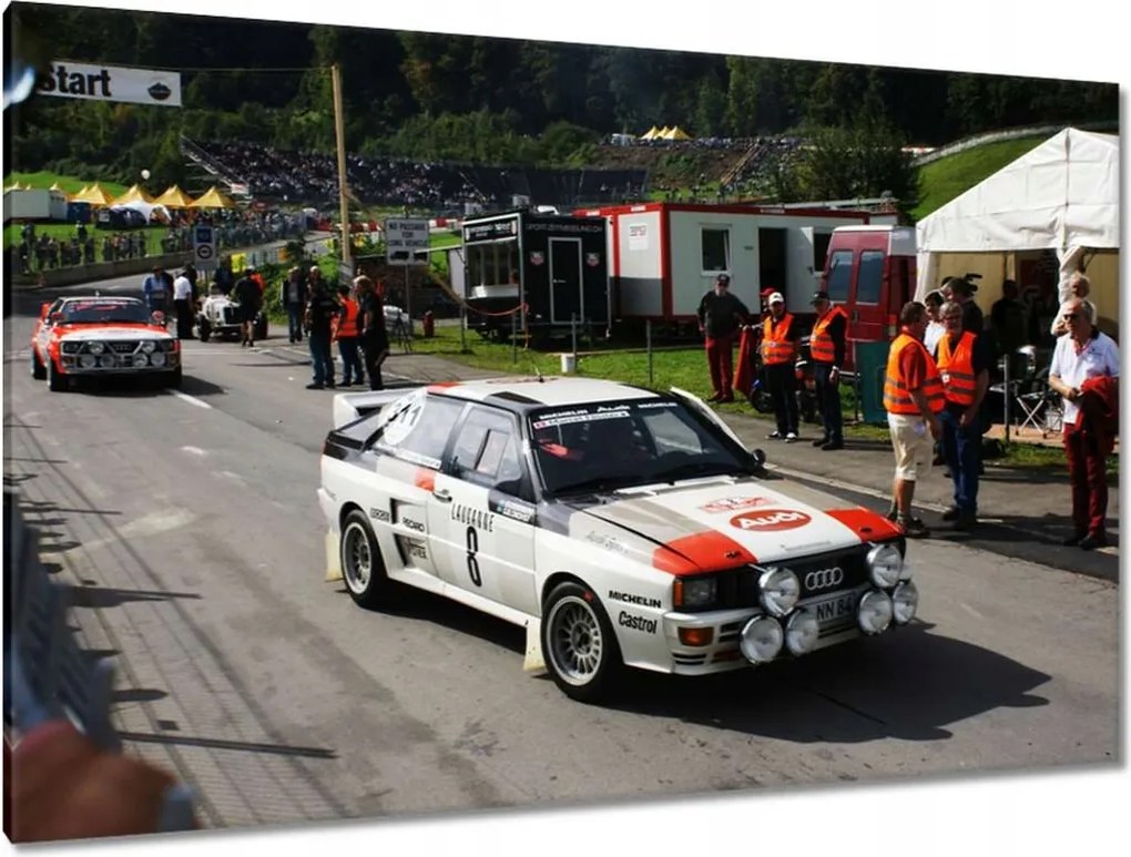 Képek 120x80 Audi Quattro a rally-n