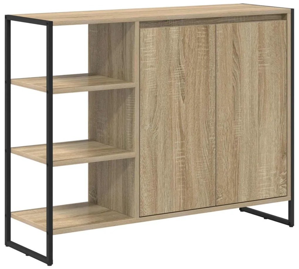 Oldalsó szekrény Sonoma 96.5 x 30 x 75 cm Faanyag