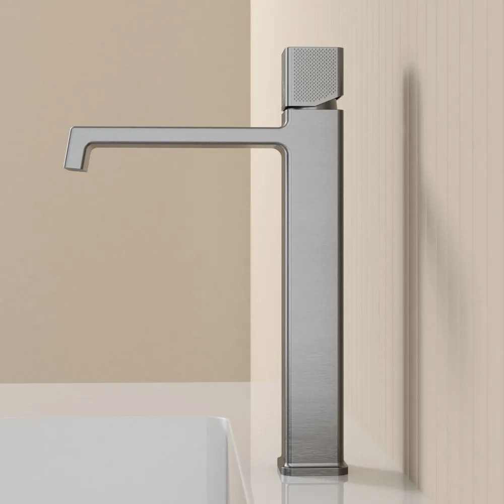Austler CU-3405 magasított mosdó csaptelep (gunmetal)