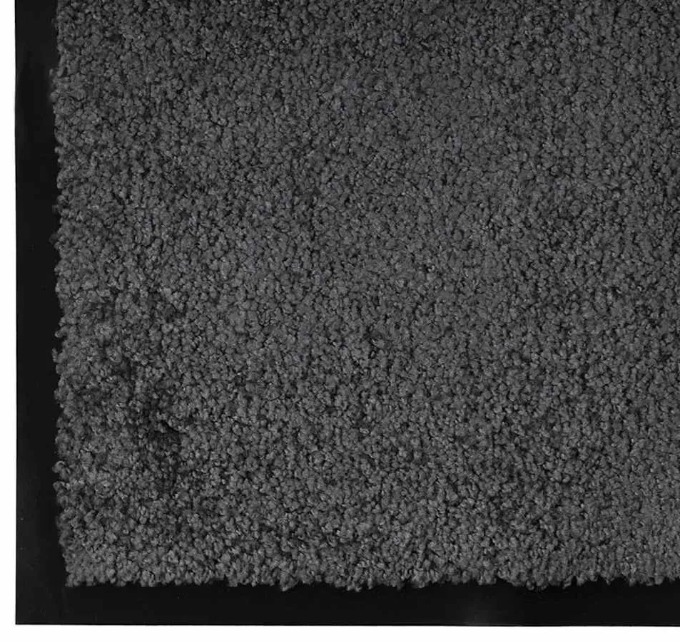 Ajtószőnyeg Antracit 60 x 40 x 1.2 cm Mackófleece