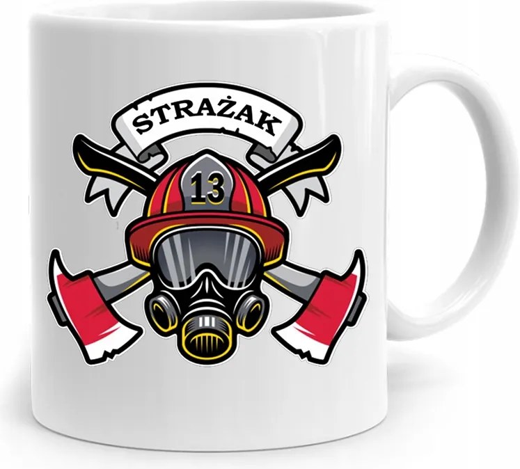 Bögre Ajándék Tűzoltónak Tűzoltó Születésnapra fényképes nyomtatással