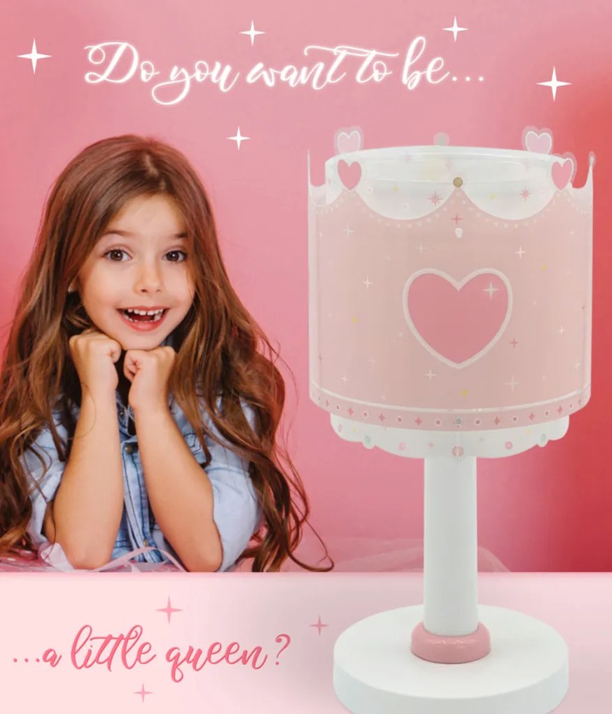 Dalber Little Queen 61101 gyerek asztali lámpa, 1x40W E14