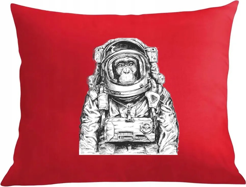Párna párnahuzat vagány majom mintás Asztronauta