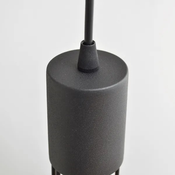 Csillár zsinóron MELODY 3xE27/15W/230V fekete