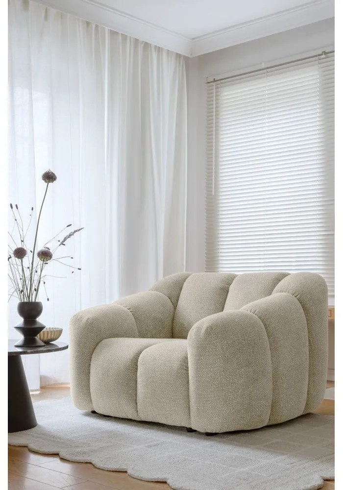 Bézs fotel Shell – Miuform