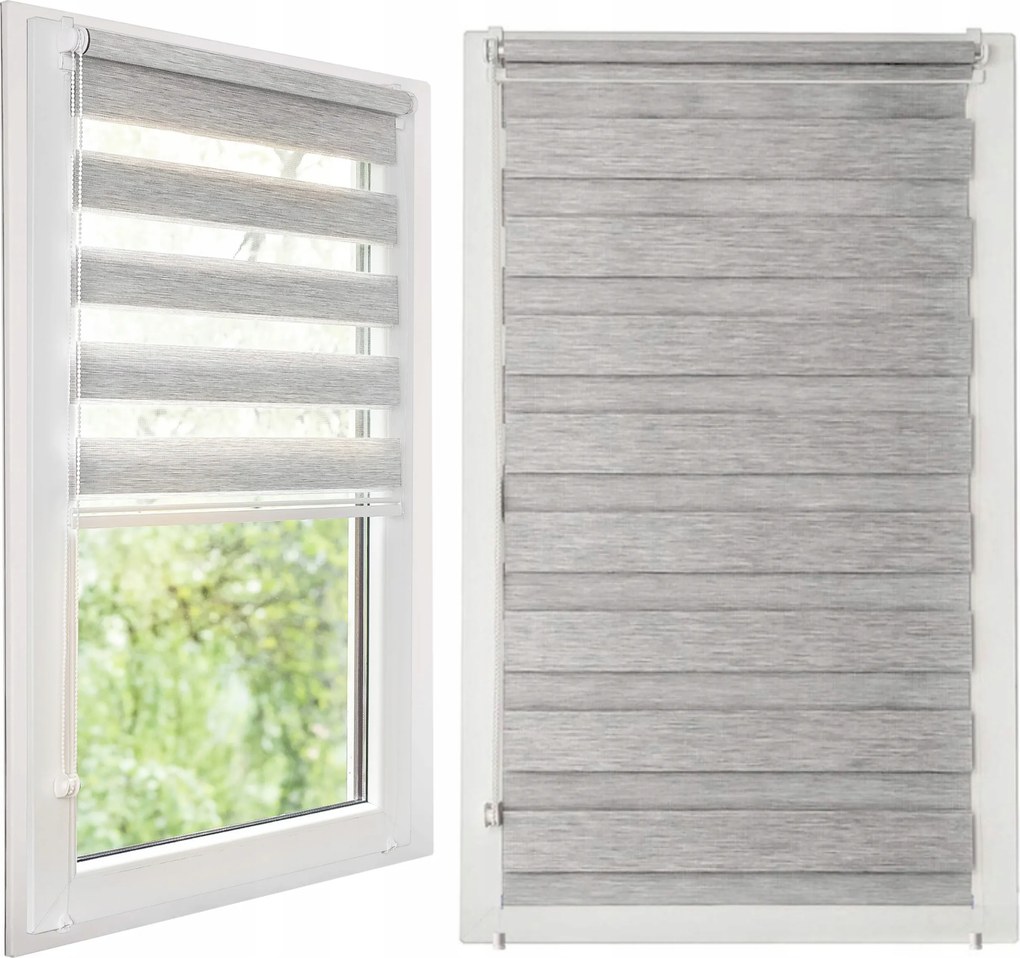 Roló Nappali-éjszakai damil 75x220 cm Méretben Színek rolók belső