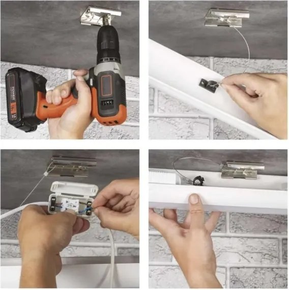 LED alá szerelhető lámpatest LED/40W/230V 4000K 120 cm