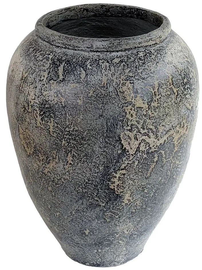 Capelo dekorációs váza terrakotta, szürke, Ø66x85 cm