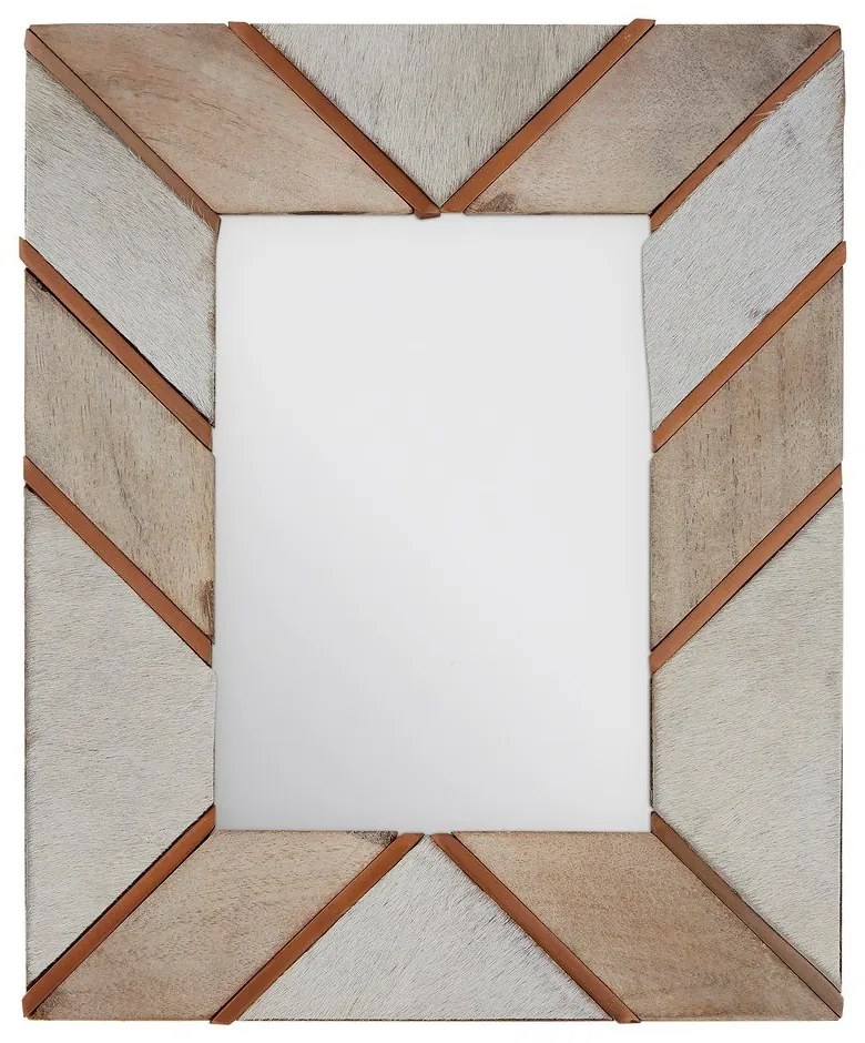 Fehér-bézs fa képkeret 22x28 cm Bowerbird – Premier Housewares