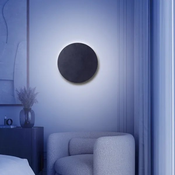 Aigostar MESH Smart LED fali lámpa, 12W, 230V, állítható, fekete