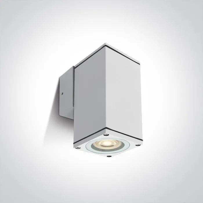 ONE LIGHT 67426B-W OUTDOOR CUBES Modern Kültéri Fali Lámpa Fehér GU10 IP44