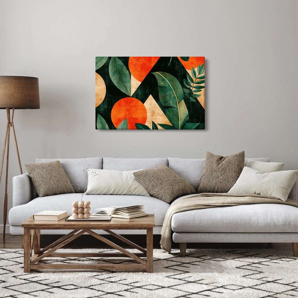 Kép - Geometrikus természeti minták II. (90x60 cm)