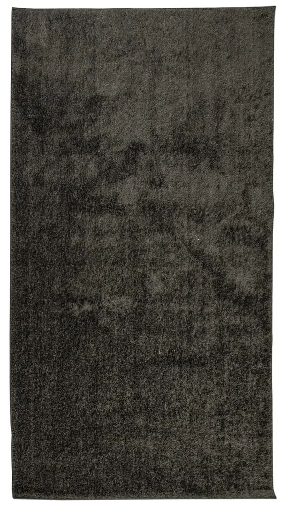ISTAN antracitszürke hosszú szálú fényes szőnyeg 80 x 150 cm