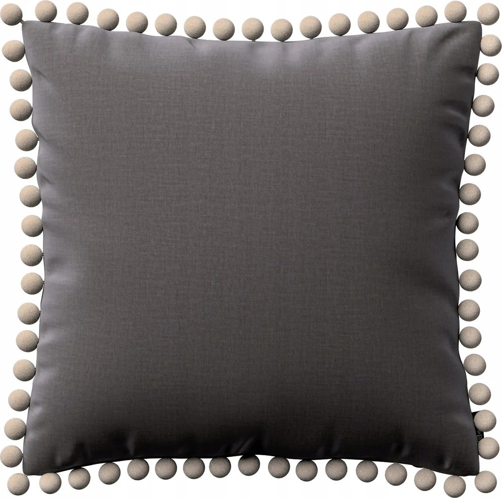 Párnahuzat 45x45 barna bársony