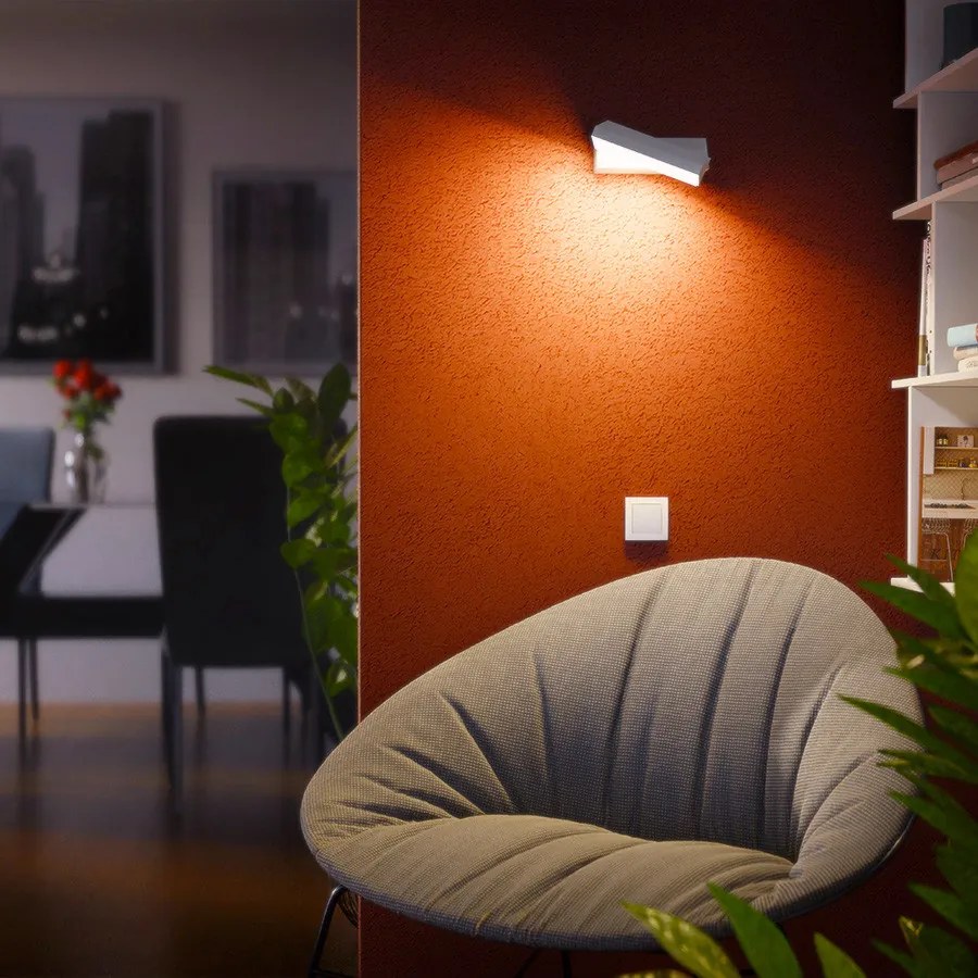 RENDL TWIST fali lámpa fehér 230V LED 12W IP65 3000K