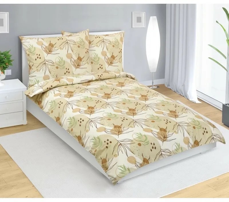 Bellatex Ősz flanel ágyneműhuzat, 140 x 200 cm, 70 x 90 cm