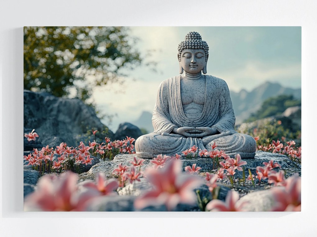 Vászonkép Canvas Vallás Szobor Buddha Szobor Zen Meditáció 120x80