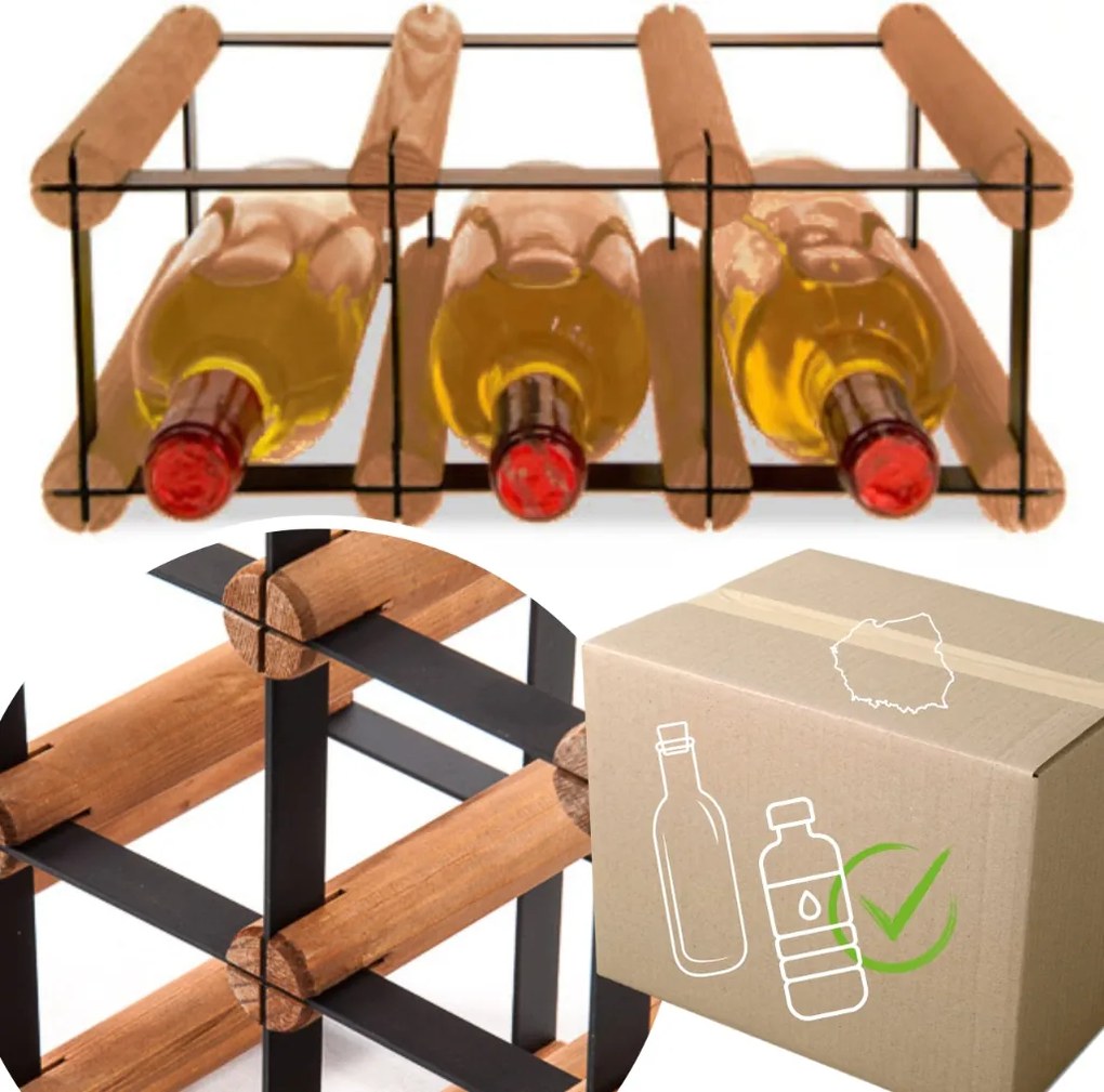 Palacktartó állvány Pet fém fa Eko 3 cipő Tömör