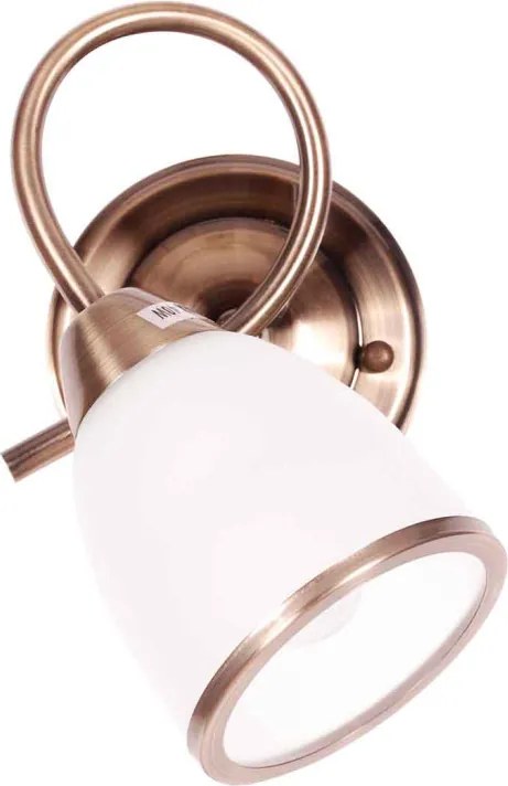 KAJA K-JSL-8090/1W AB SAMIRA Bronz Színű Fali Lámpa 1xE14 10W IP20