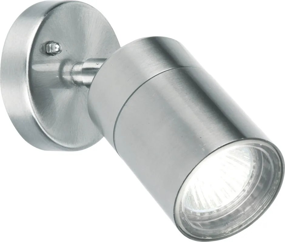 NOVOLUX 297B-G21X1A-30 STAN Modern Kültéri Fali Lámpa Ezüst GU10 IP44