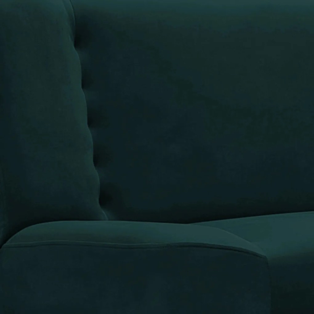 2 db-os szett, ágyazható kanapé zöld színben, velúr kárpittal PIANO