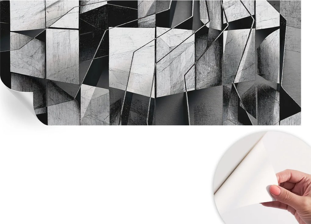 Fali fotótapéta Hálószoba Nappali Geometrikus absztrakt 250x104 cm