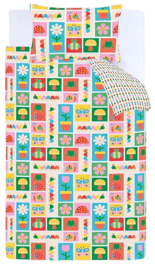 Egyszemélyes gyerek ágyneműhuzat 135x200 cm Curious Caterpillar – Catherine Lansfield