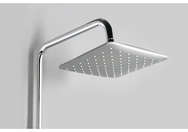 Aqualine FACTOR zuhanyszett csillogó króm kivitelben, csapteleppel