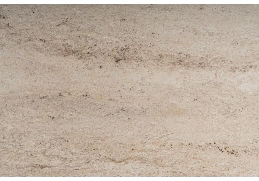 Dohányzóasztal Asude - Arany, Travertine