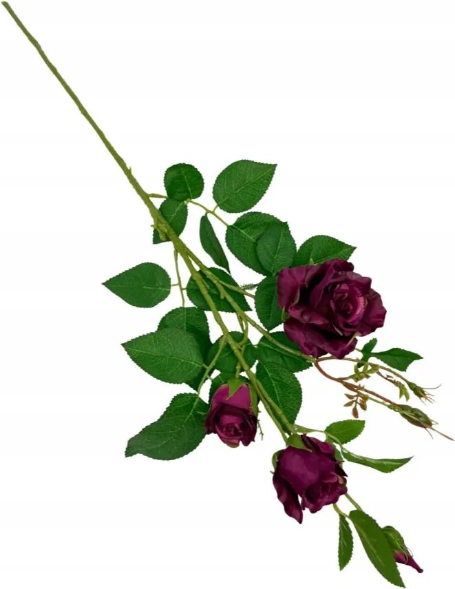 Rózsa ág 77 cm sötét fukszia