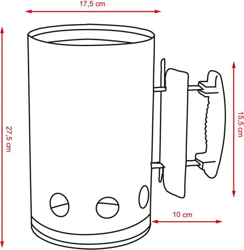 VANDER Begyújtókémény faszénre