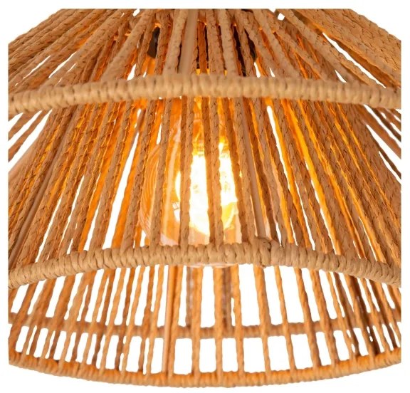 Lucide 10120/32/72 - Mennyezeti lámpa TASMAN 1xE27/60W/230V bézs