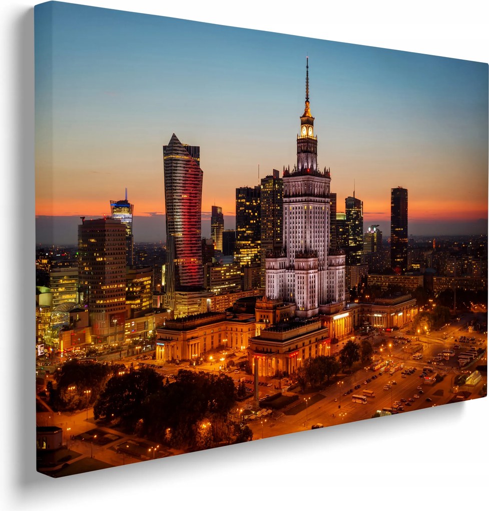 Vászonkép Városi panoráma kilátás fali dekoráció otthonra 80x60 cm