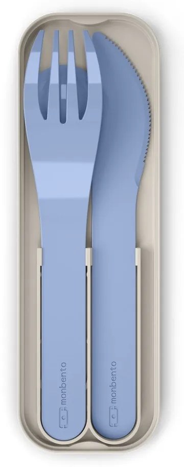 Pocket 3 részes kék utazó evőeszköz szett - Monbento