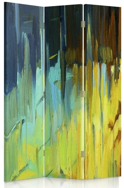 Gario Paraván Tengerparti absztrakció Méret: 180 x 170 cm, Kivitelezés: Klasszikus paraván