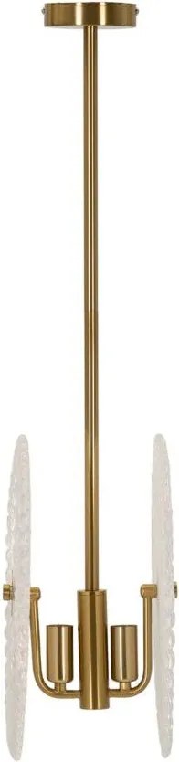 Aranyszínű függőlámpa üveg búrával Glass – Mauro Ferretti