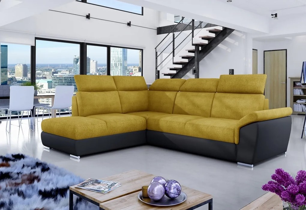 LORETO ágyazható sarok ülőgarnitúra, 260x102x210, berlin 03/soft 66, balos