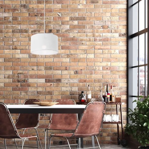 Csillár zsinóron SIRJA 1xE27/60W/230V fehér