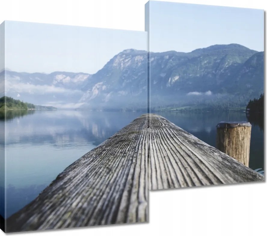 Vászonkép 80x70 Hegyi kilátás