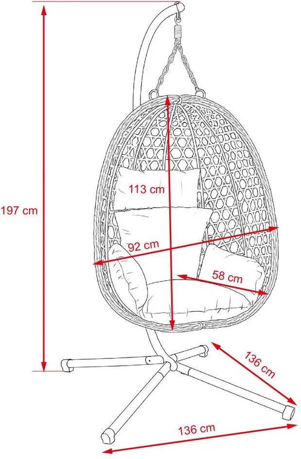 Avenberg MALIBU Függőszék
