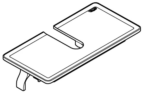 GROHE 26362LN1 - EUPHORIA polc 150 mm, fehér